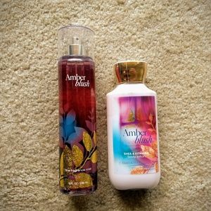 SOLD on M: Bath and Body Works Amber Blush Set